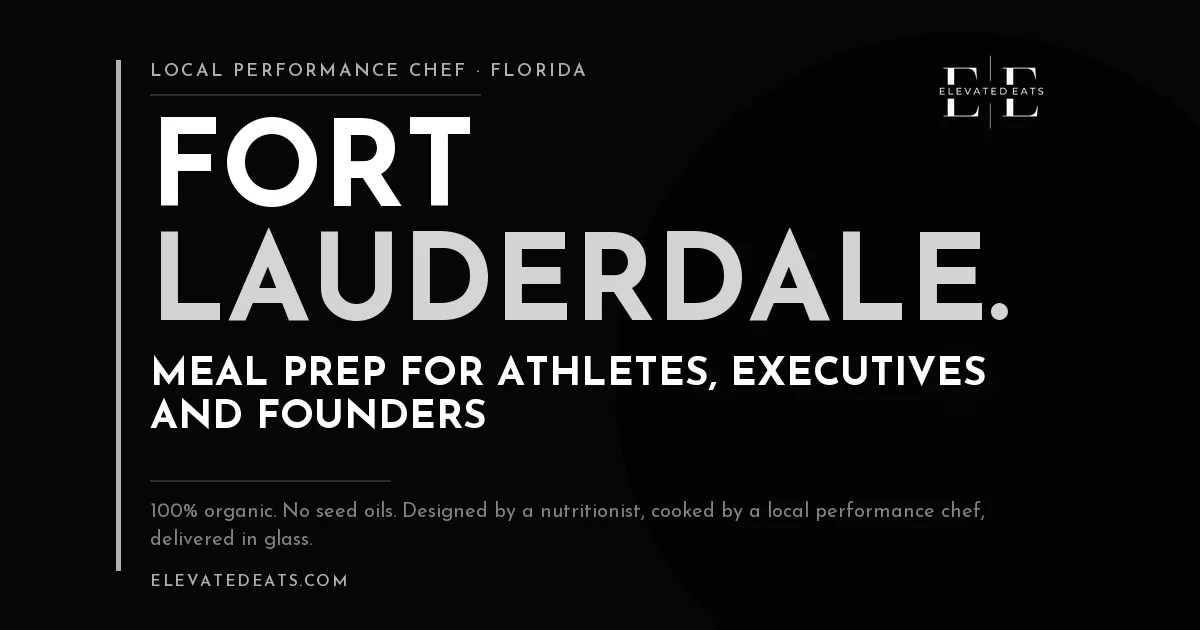 Elevated Eats performance chef in Fort Lauderdale, FL