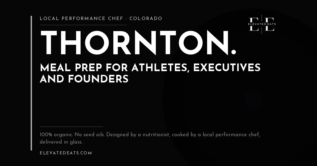 Elevated Eats performance chef in Thornton, CO
