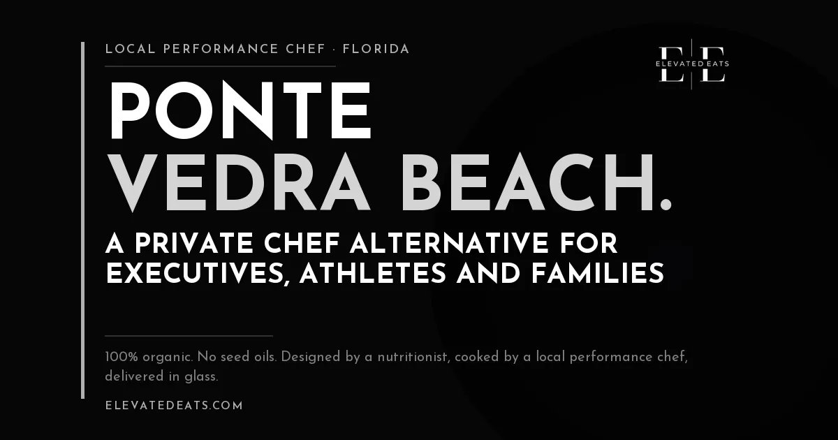Elevated Eats performance chef in Ponte Vedra Beach, FL