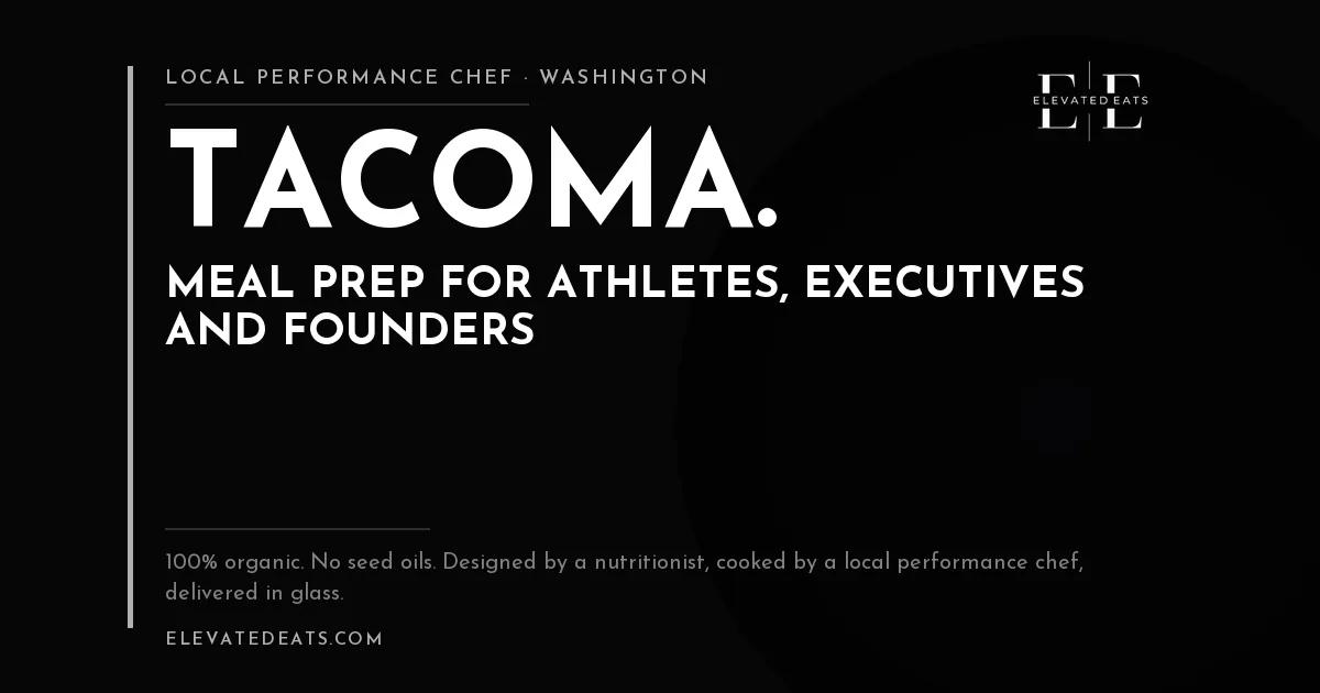 Elevated Eats performance chef in Tacoma, WA