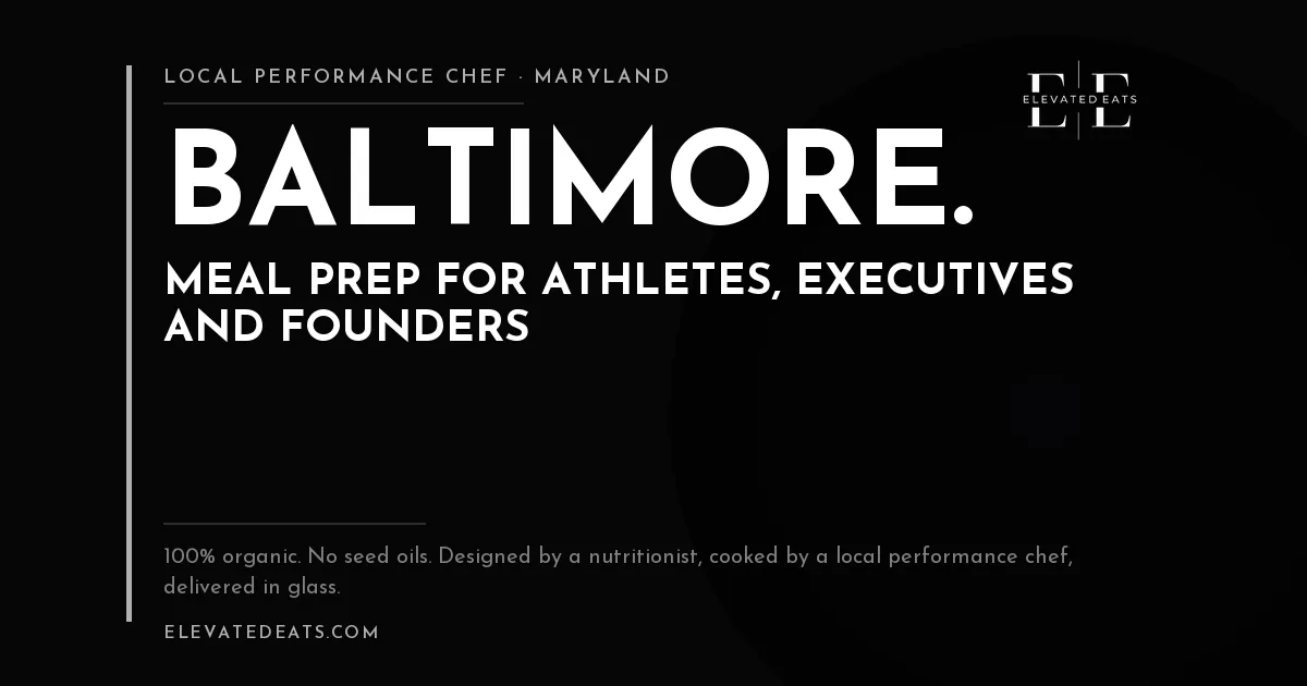 Elevated Eats performance chef in Baltimore, MD