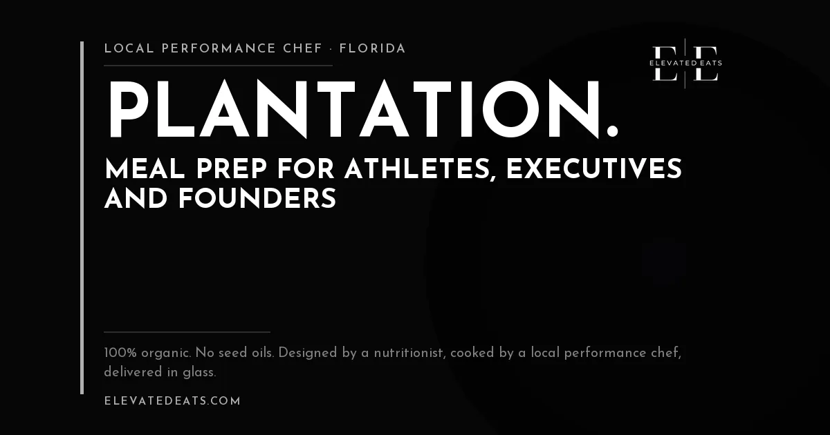 Elevated Eats performance chef in Plantation, FL