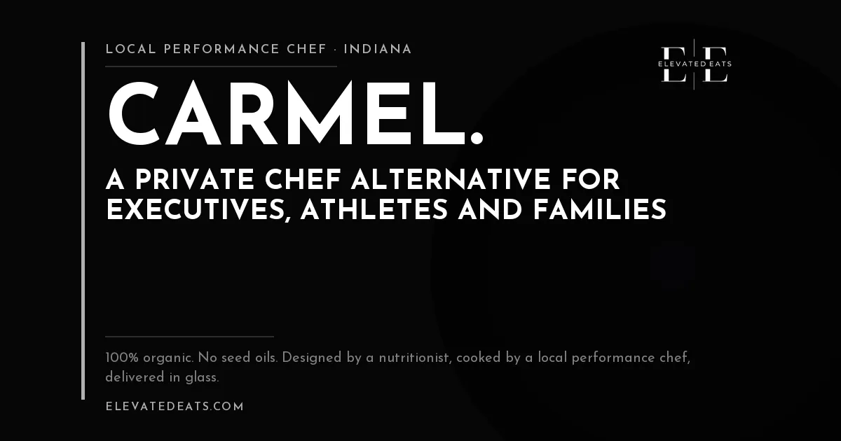Elevated Eats performance chef in Carmel and Zionsville, IN