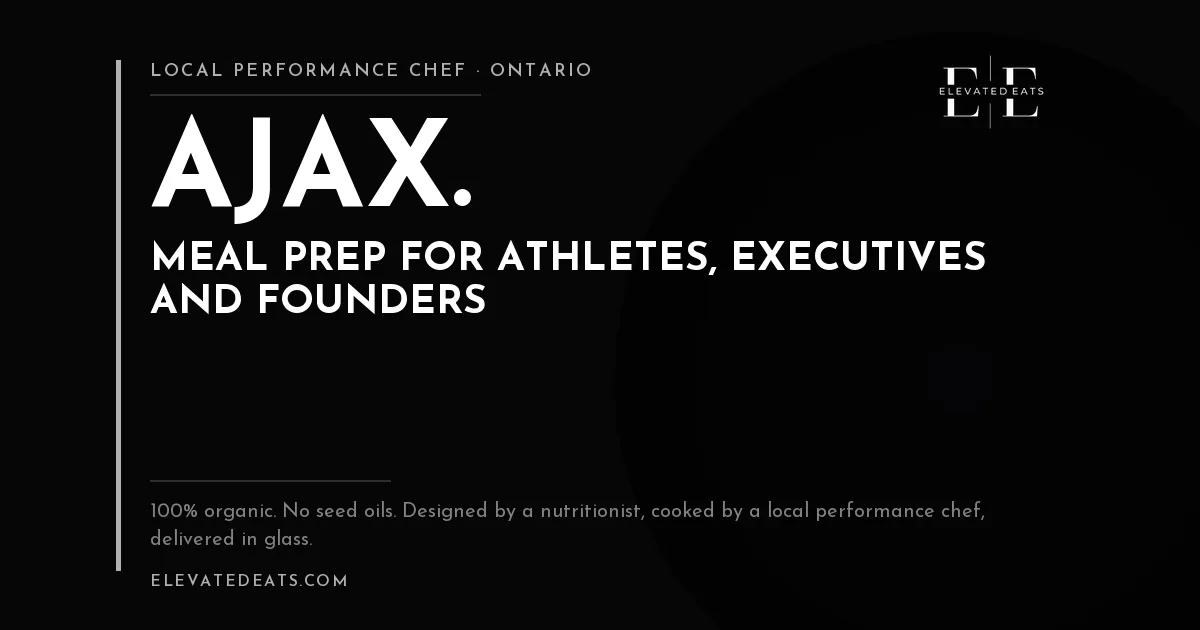 Elevated Eats performance chef in Ajax, ON