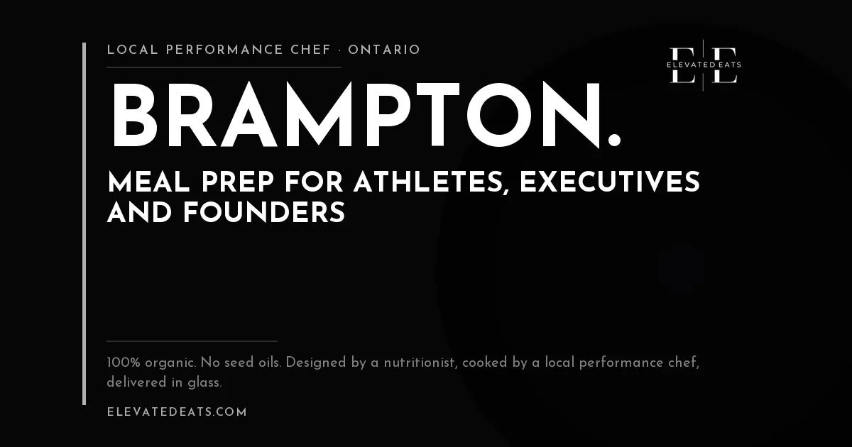 Elevated Eats performance chef in Brampton, ON