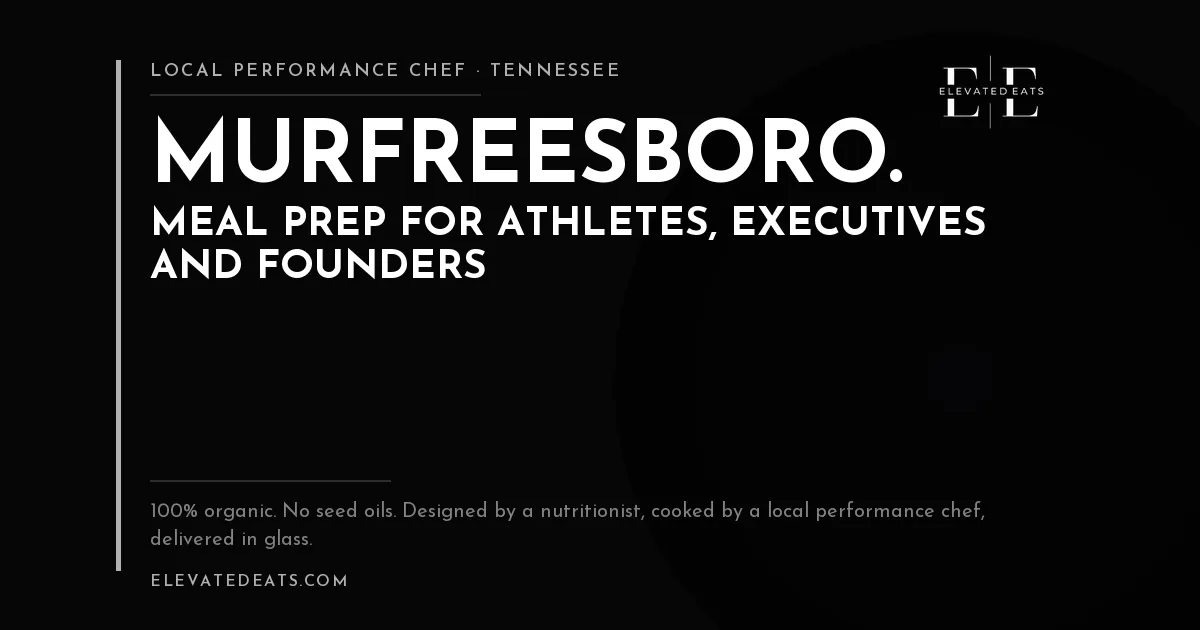 Elevated Eats performance chef in Murfreesboro, TN