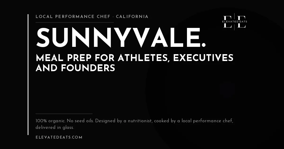 Elevated Eats performance chef in Sunnyvale, CA