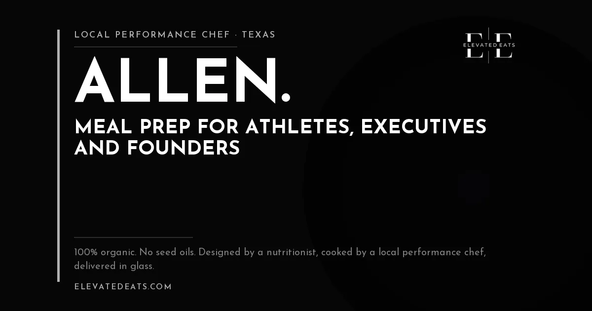 Elevated Eats performance chef in Allen, TX