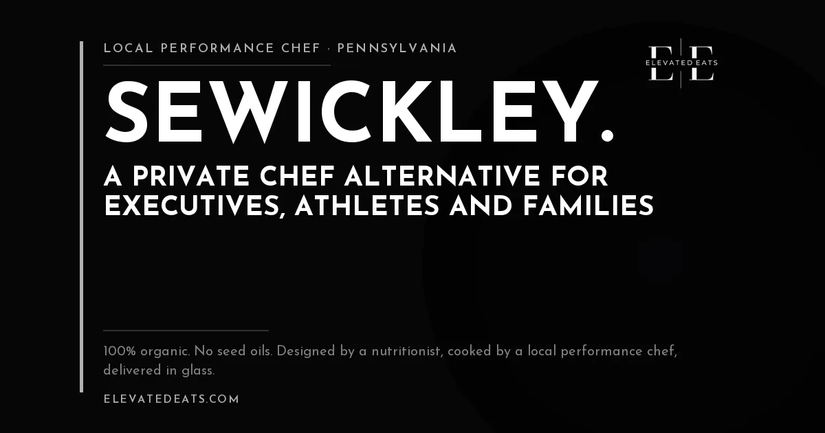 Elevated Eats performance chef in Sewickley and Fox Chapel, PA