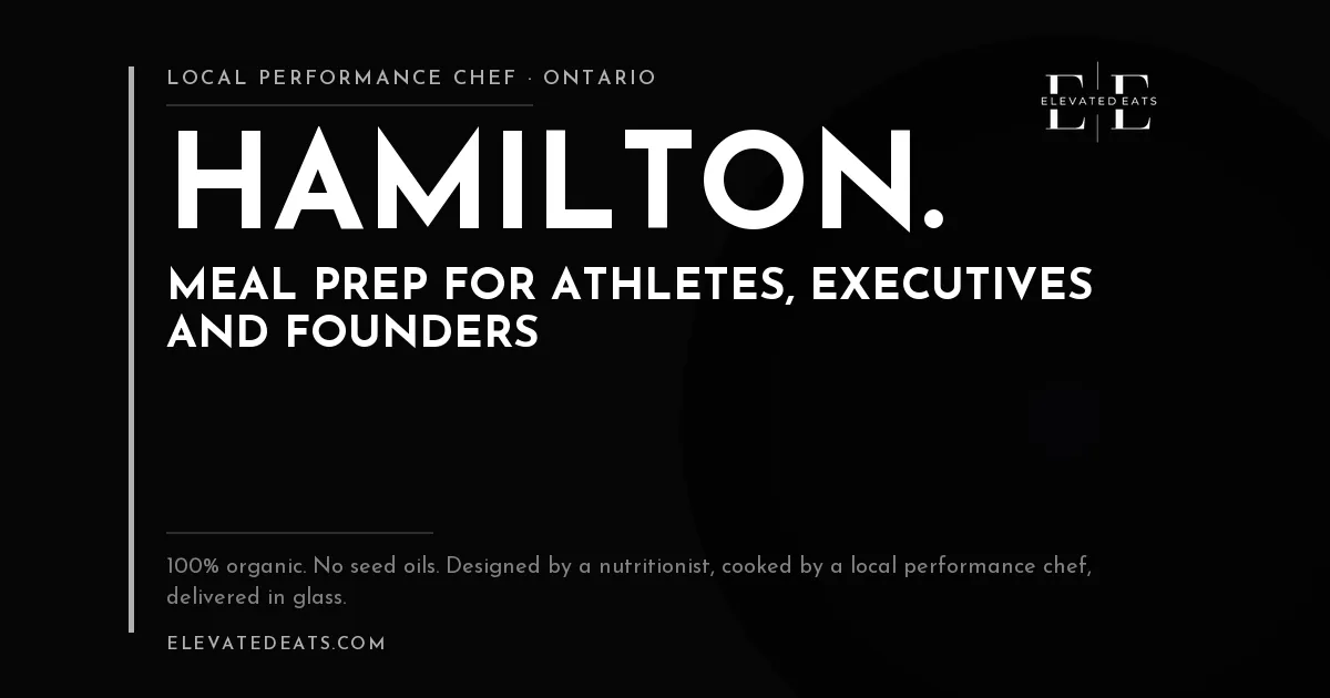 Elevated Eats performance chef in Hamilton, ON
