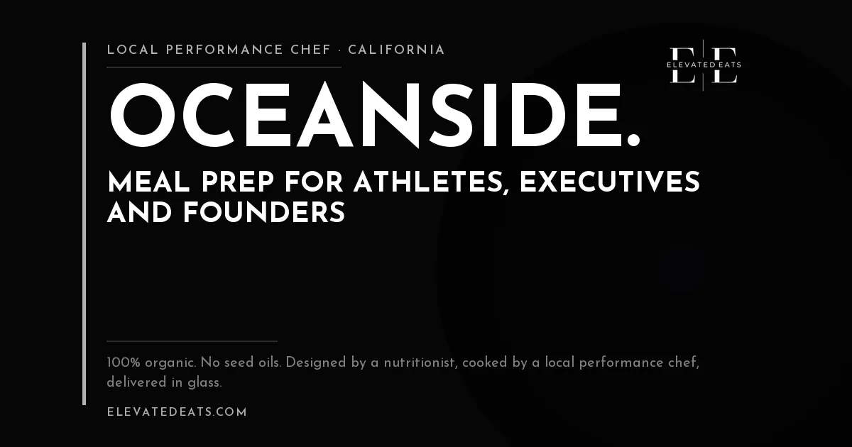 Elevated Eats performance chef in Oceanside, CA