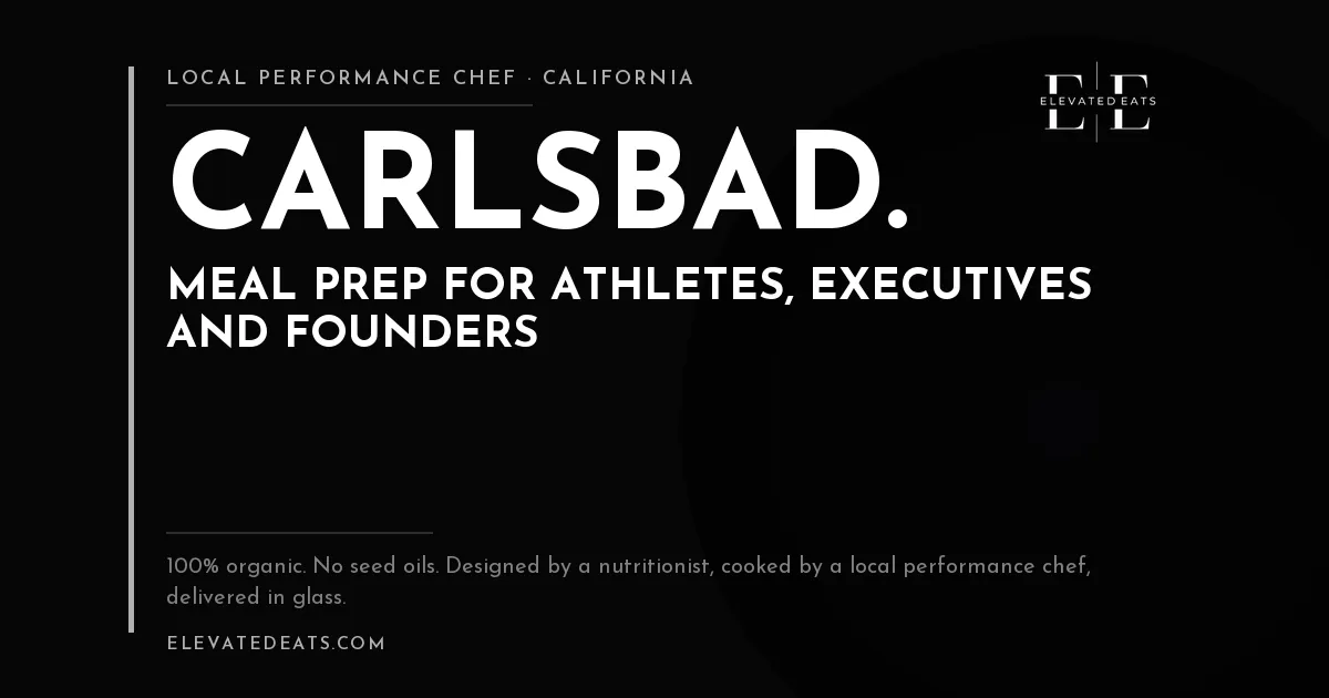 Elevated Eats performance chef in Carlsbad, CA