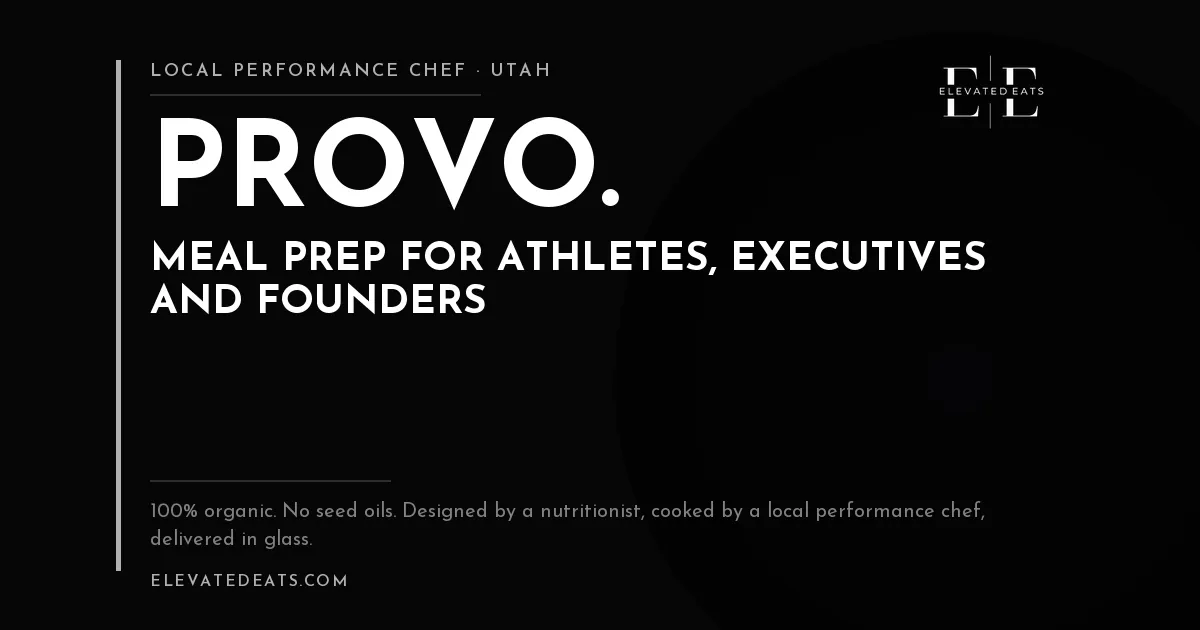 Elevated Eats performance chef in Provo, UT