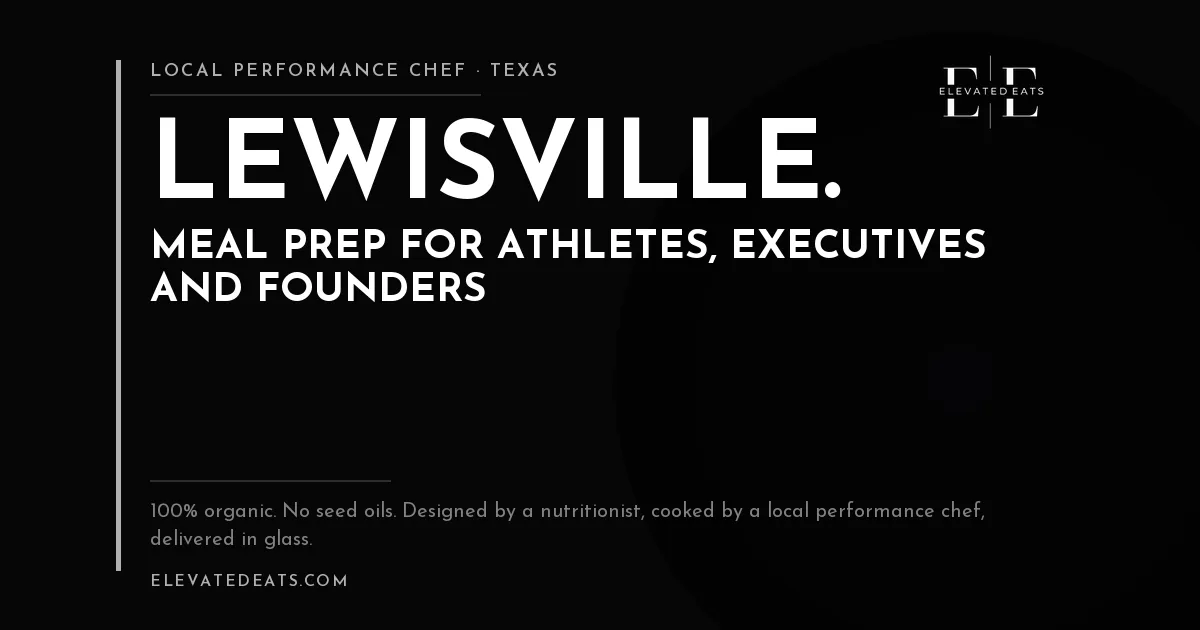 Elevated Eats performance chef in Lewisville, TX