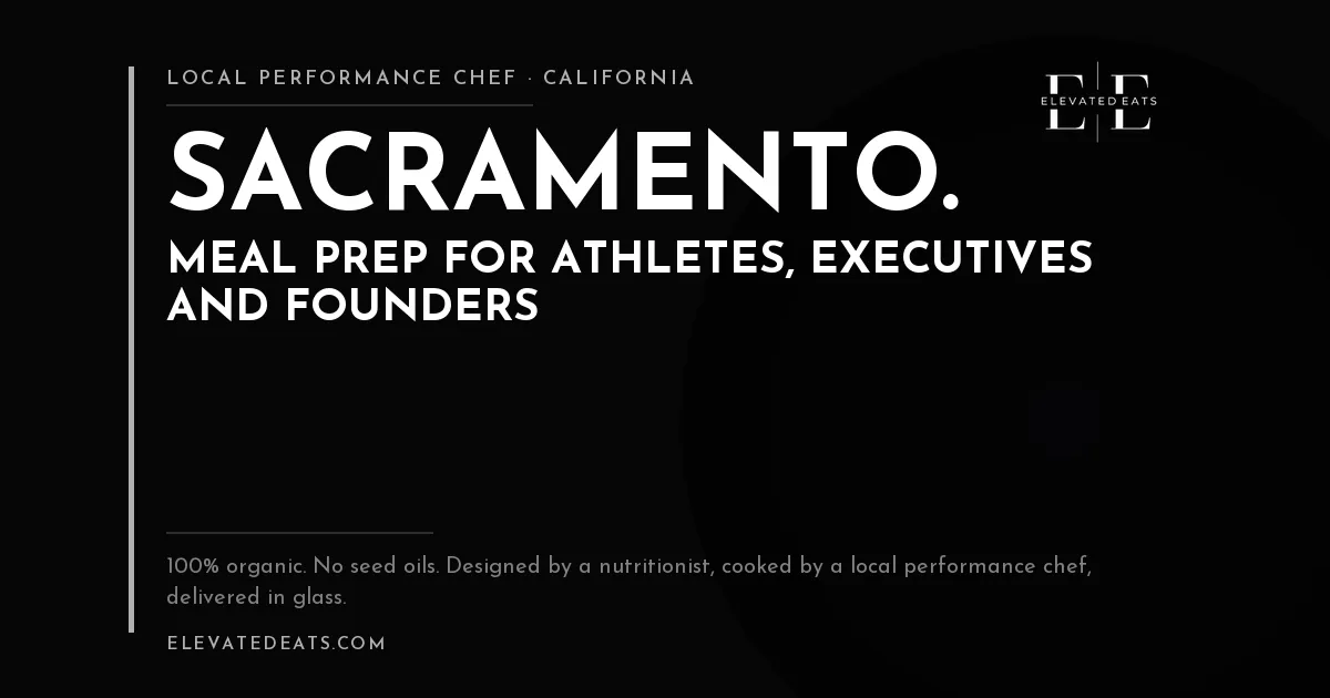 Elevated Eats performance chef in Sacramento, CA
