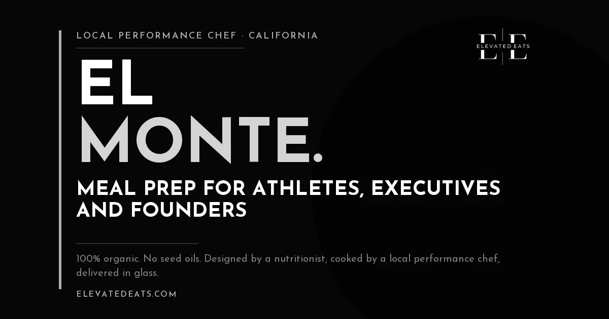 Elevated Eats performance chef in El Monte, CA
