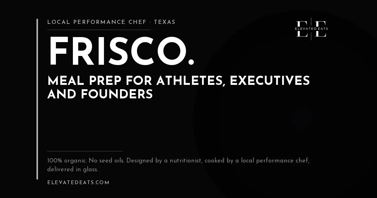 Elevated Eats performance chef in Frisco, TX