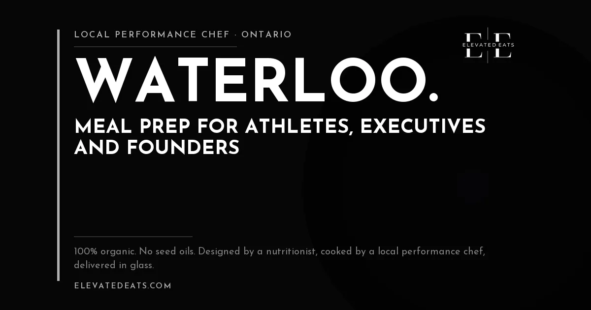 Elevated Eats performance chef in Waterloo, ON