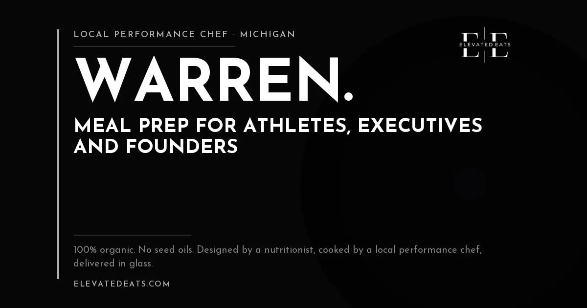 Elevated Eats performance chef in Warren, MI