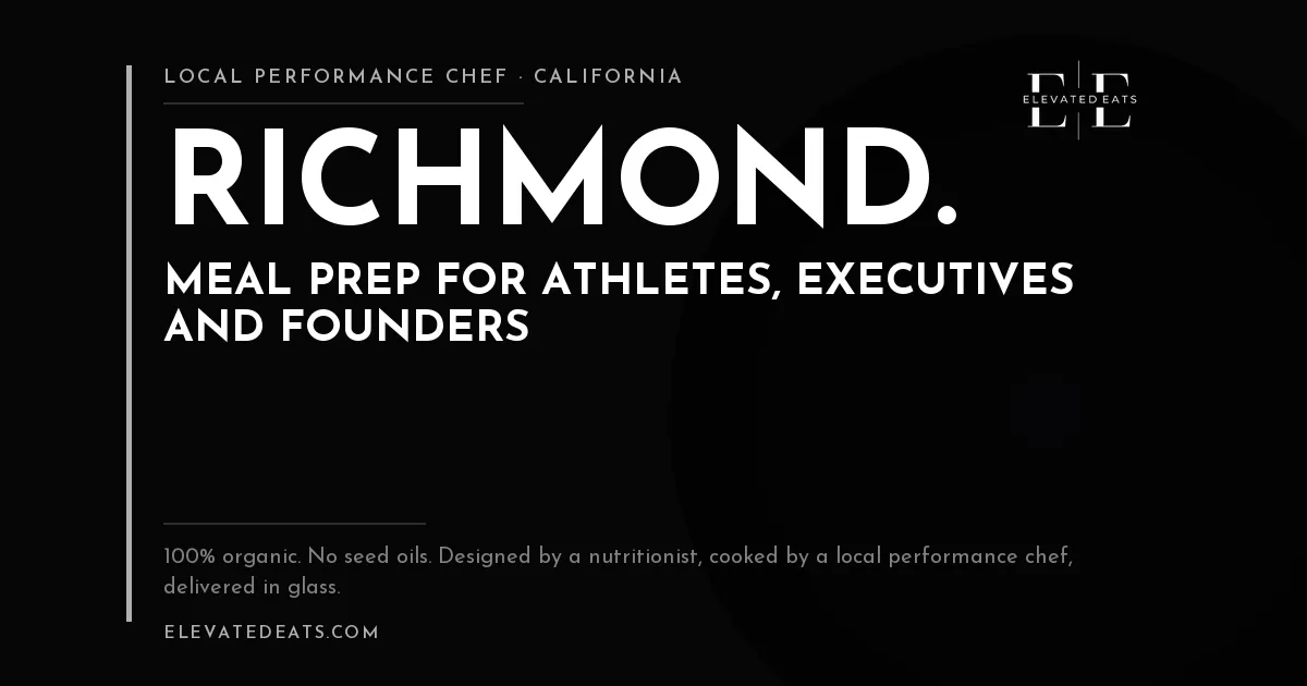 Elevated Eats performance chef in Richmond, CA