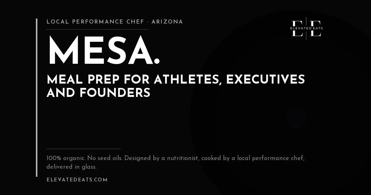 Elevated Eats performance chef in Mesa, AZ