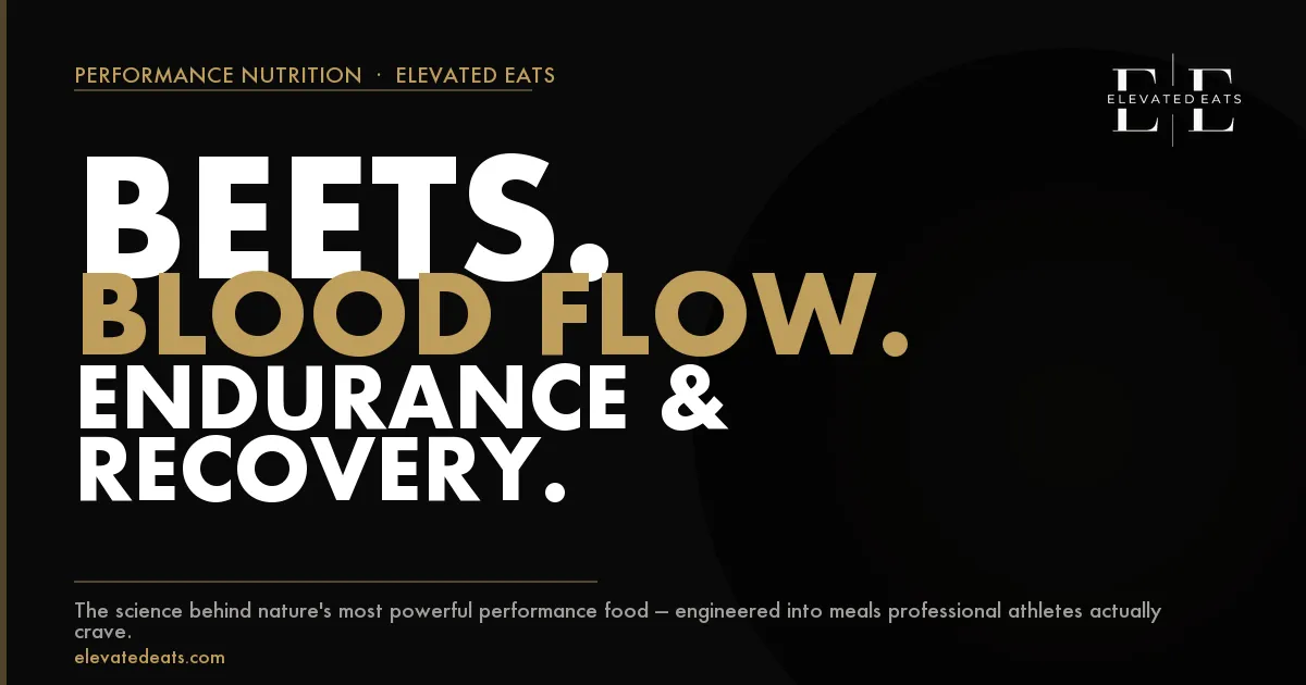 The Athlete's Secret Weapon: How Beets Boost Blood Flow, Endurance & Recovery