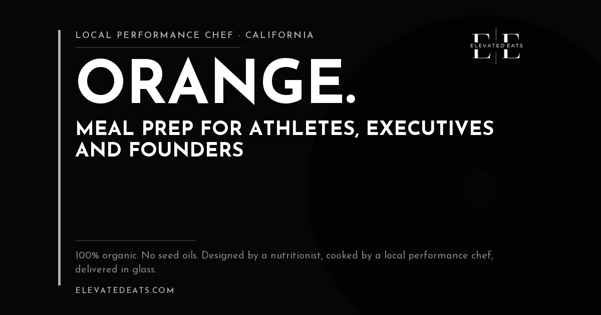 Elevated Eats performance chef in Orange, CA