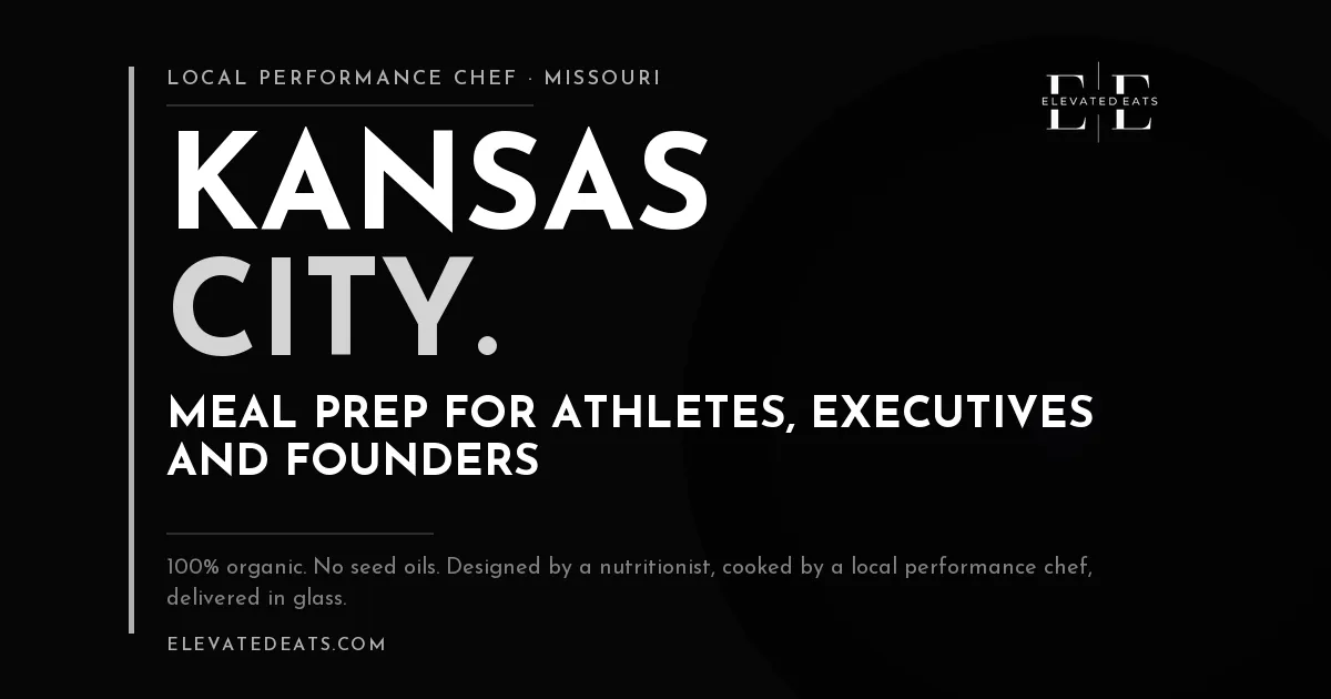 Elevated Eats performance chef in Kansas City: meal prep for athletes, executives and founders