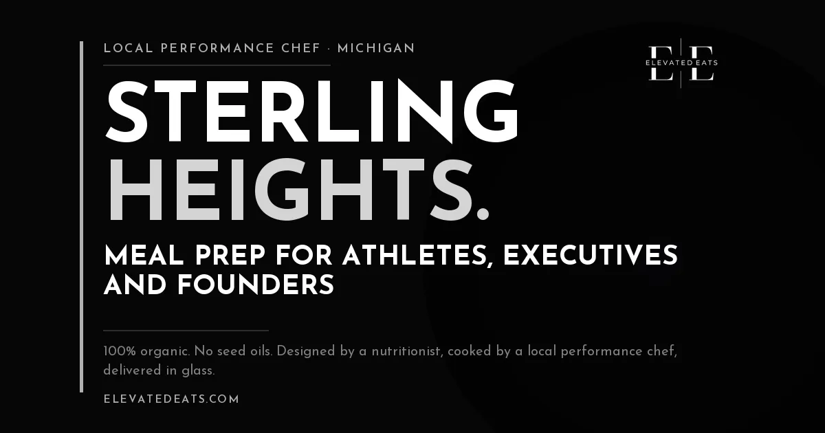 Elevated Eats performance chef in Sterling Heights, MI