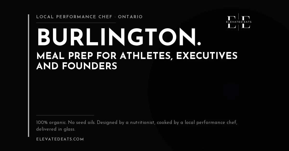 Elevated Eats performance chef in Burlington, ON