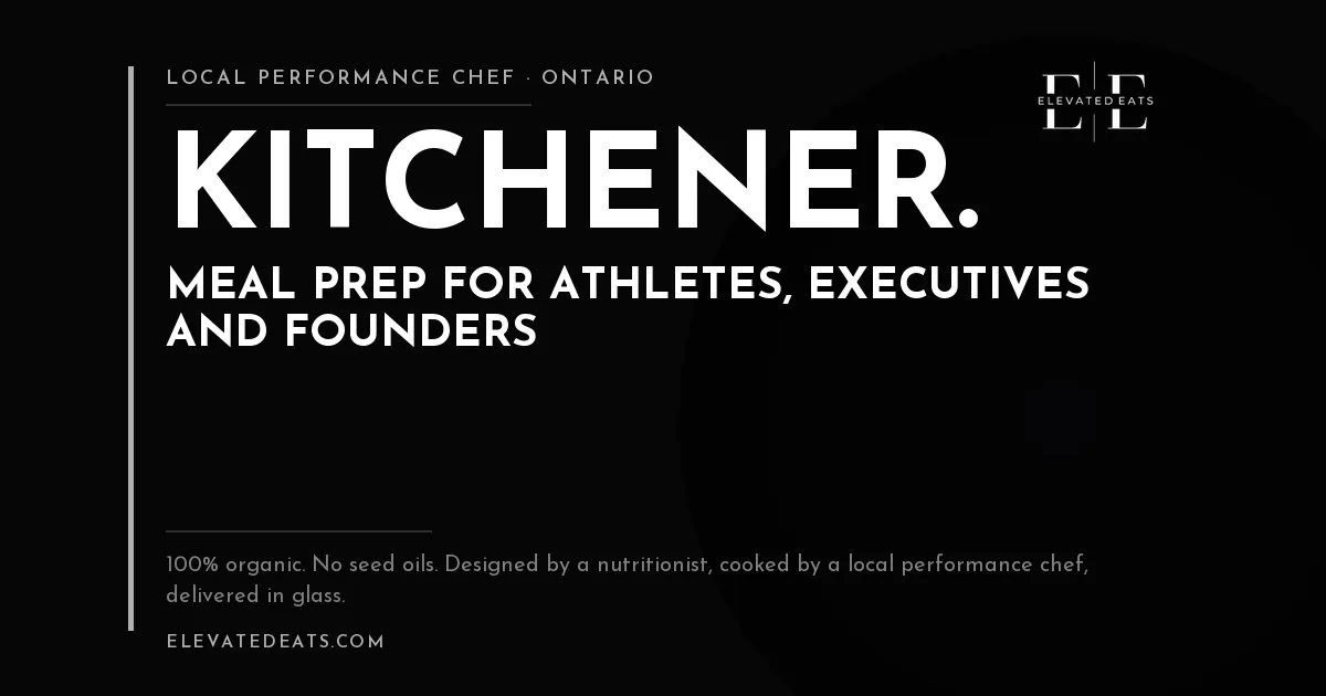 Elevated Eats performance chef in Kitchener, ON