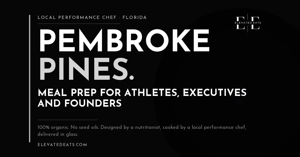 Elevated Eats performance chef in Pembroke Pines, FL