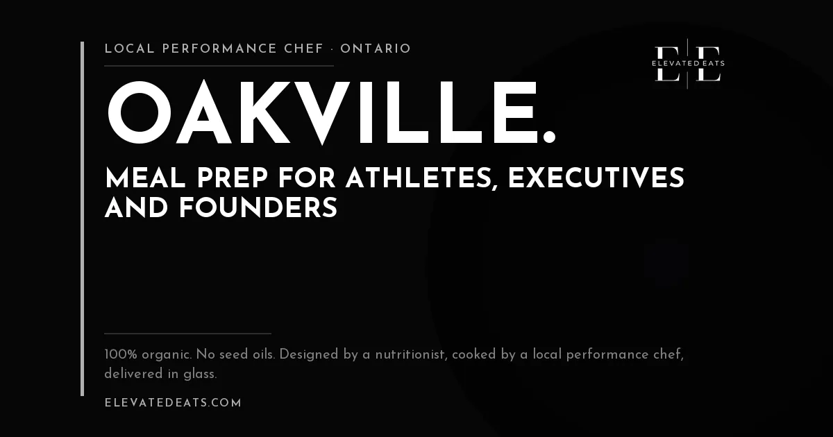 Elevated Eats performance chef in Oakville, ON