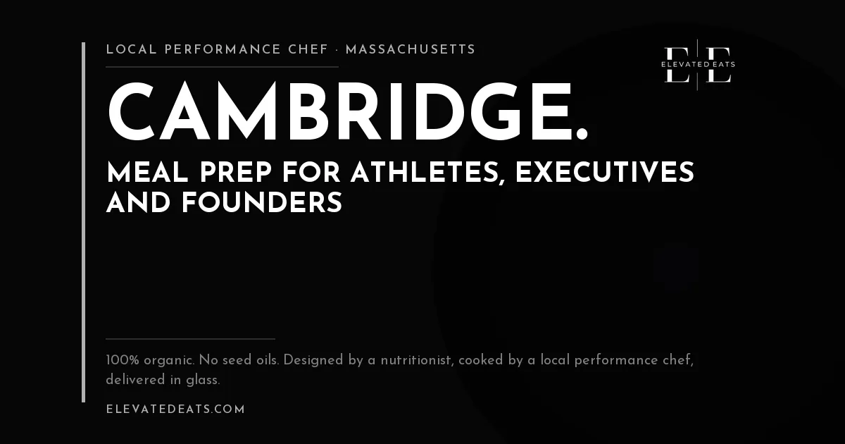 Elevated Eats performance chef in Cambridge, MA