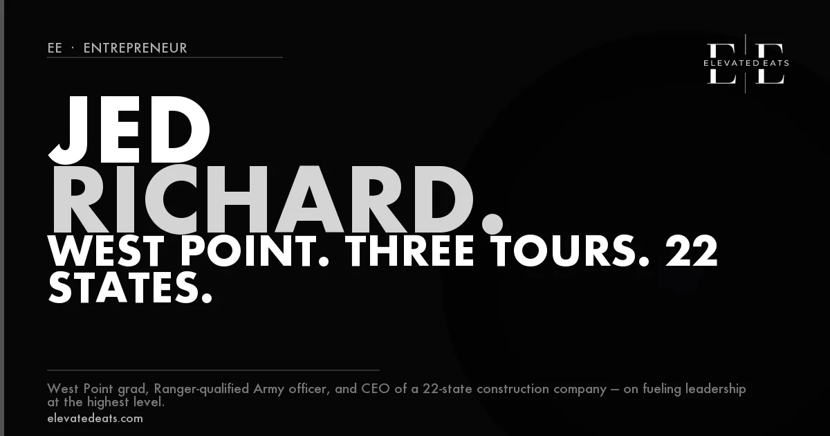 Jed Richard | CEO · Army Veteran