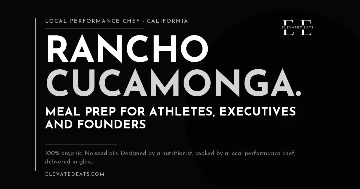 Elevated Eats performance chef in Rancho Cucamonga, CA