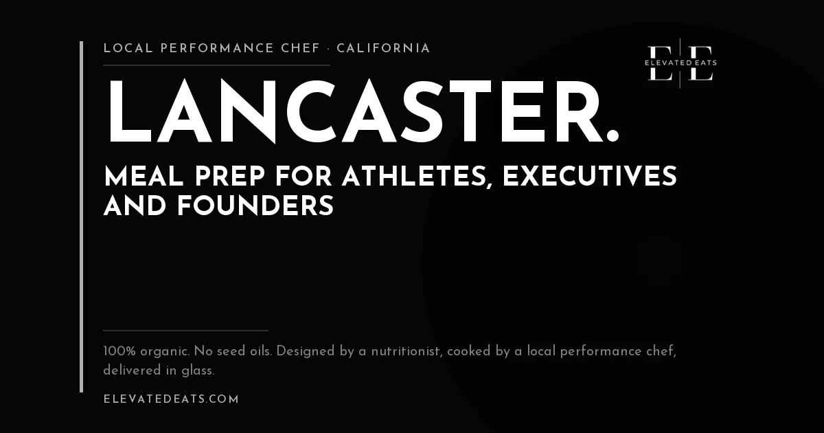 Elevated Eats performance chef in Lancaster, CA