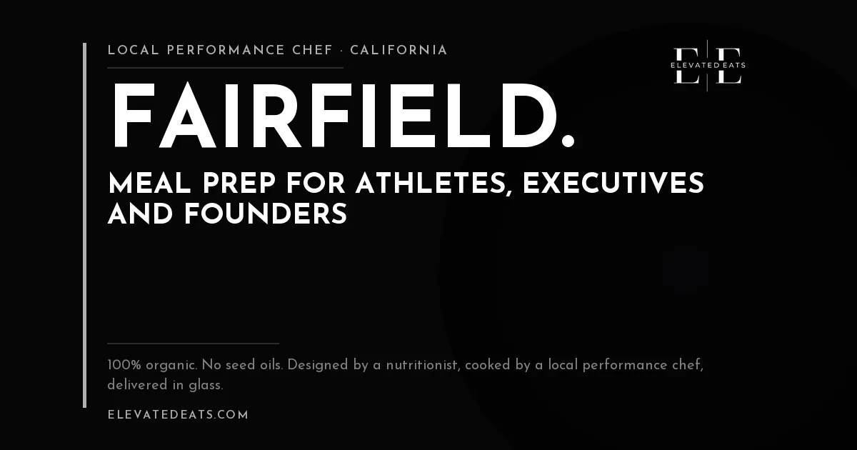 Elevated Eats performance chef in Fairfield, CA