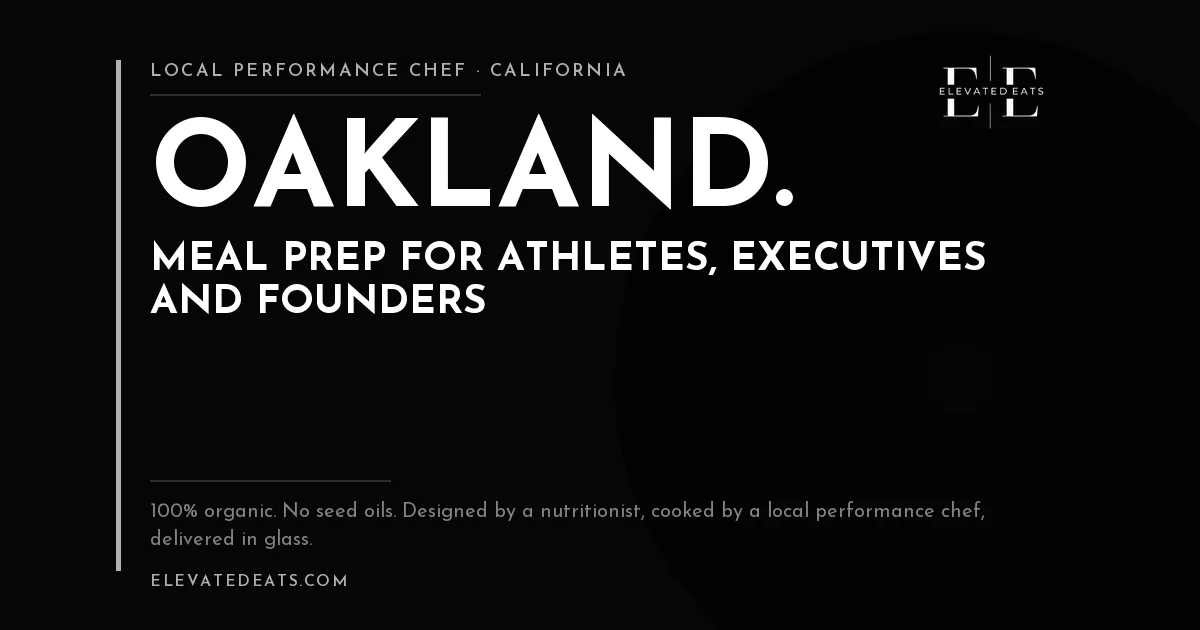 Elevated Eats performance chef in Oakland, CA