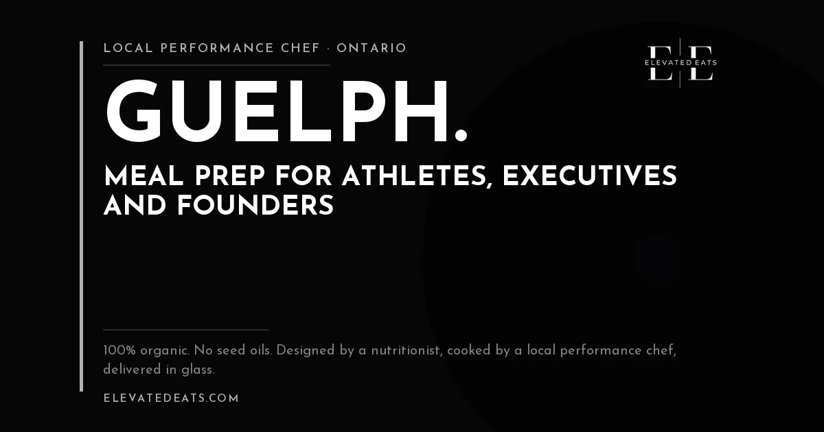 Elevated Eats performance chef in Guelph, ON