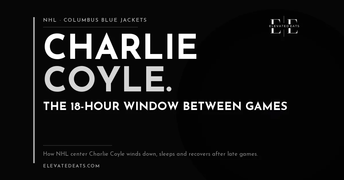 Charlie Coyle | NHL Recovery Nutrition