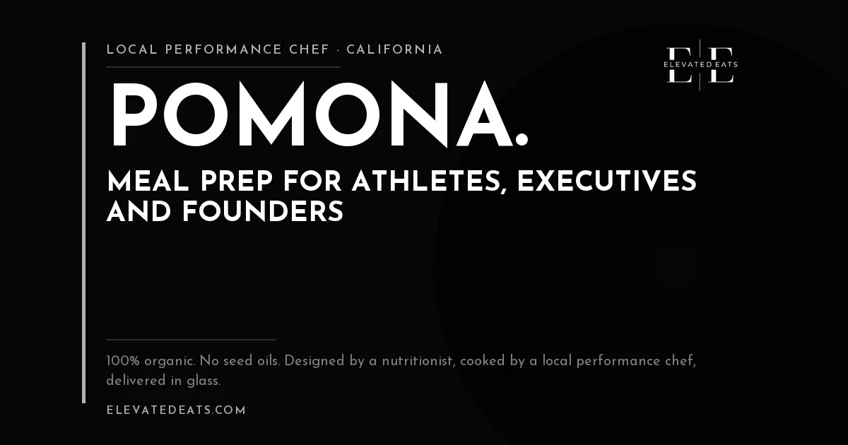 Elevated Eats performance chef in Pomona, CA