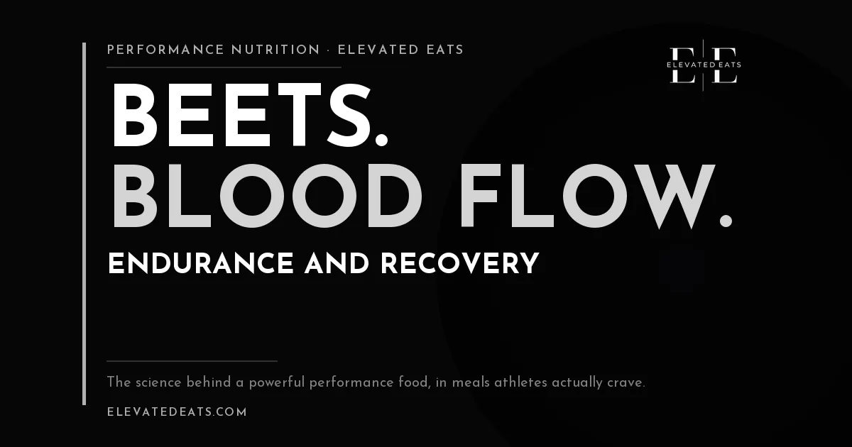 The Athlete's Secret Weapon: How Beets Boost Blood Flow, Endurance & Recovery
