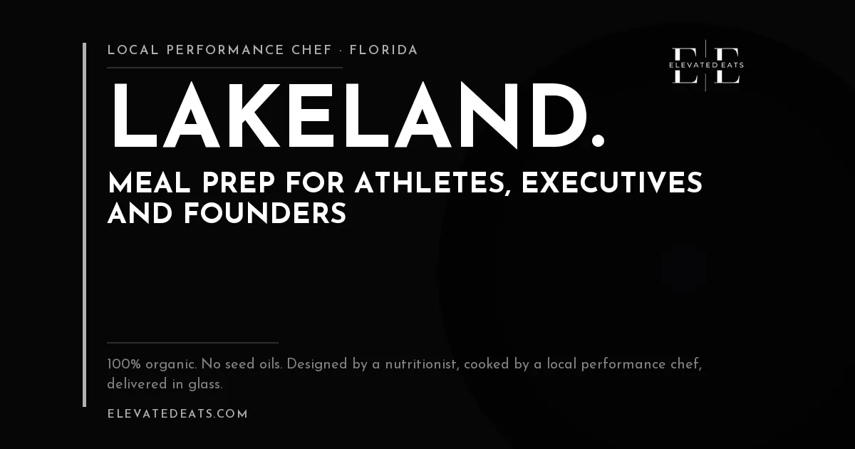 Elevated Eats performance chef in Lakeland, FL