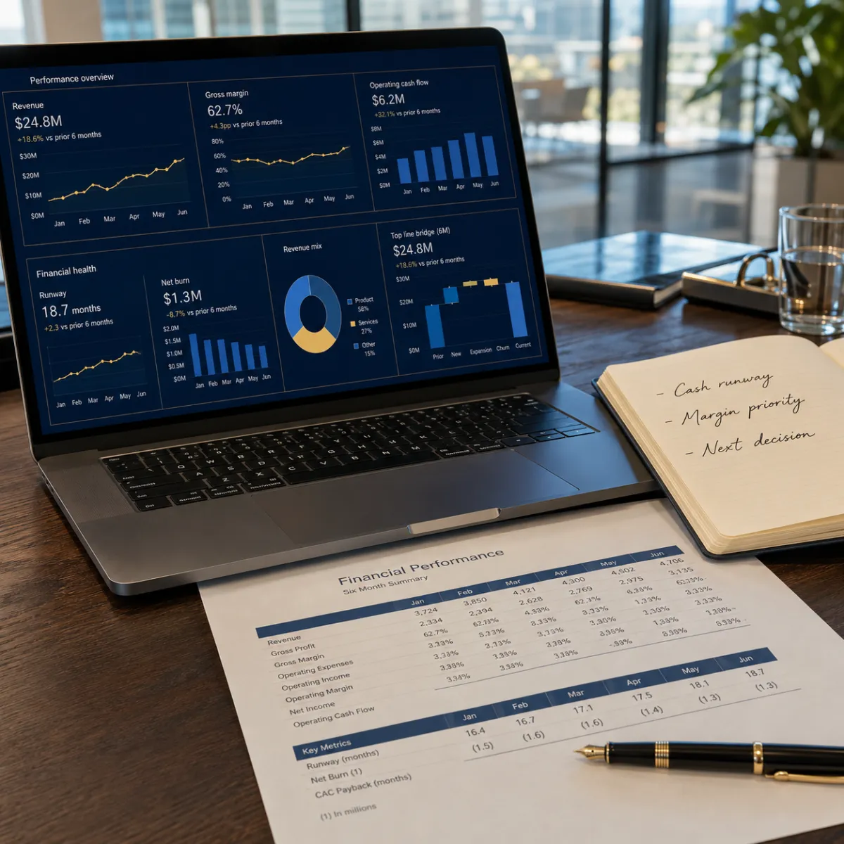 How do run a Business health assessment