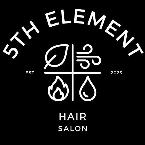 The 5th Element Hair Salon logo: a stylized number 5 with the words 'The 5th Element' in bold, modern font.