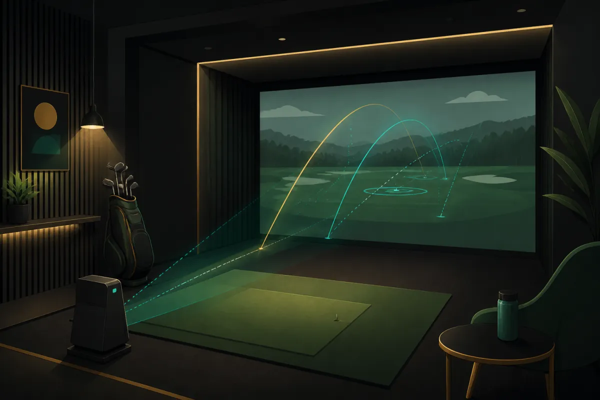 Indoor Golf Practice in Winter Garden | TrackMan, Not a Night Out