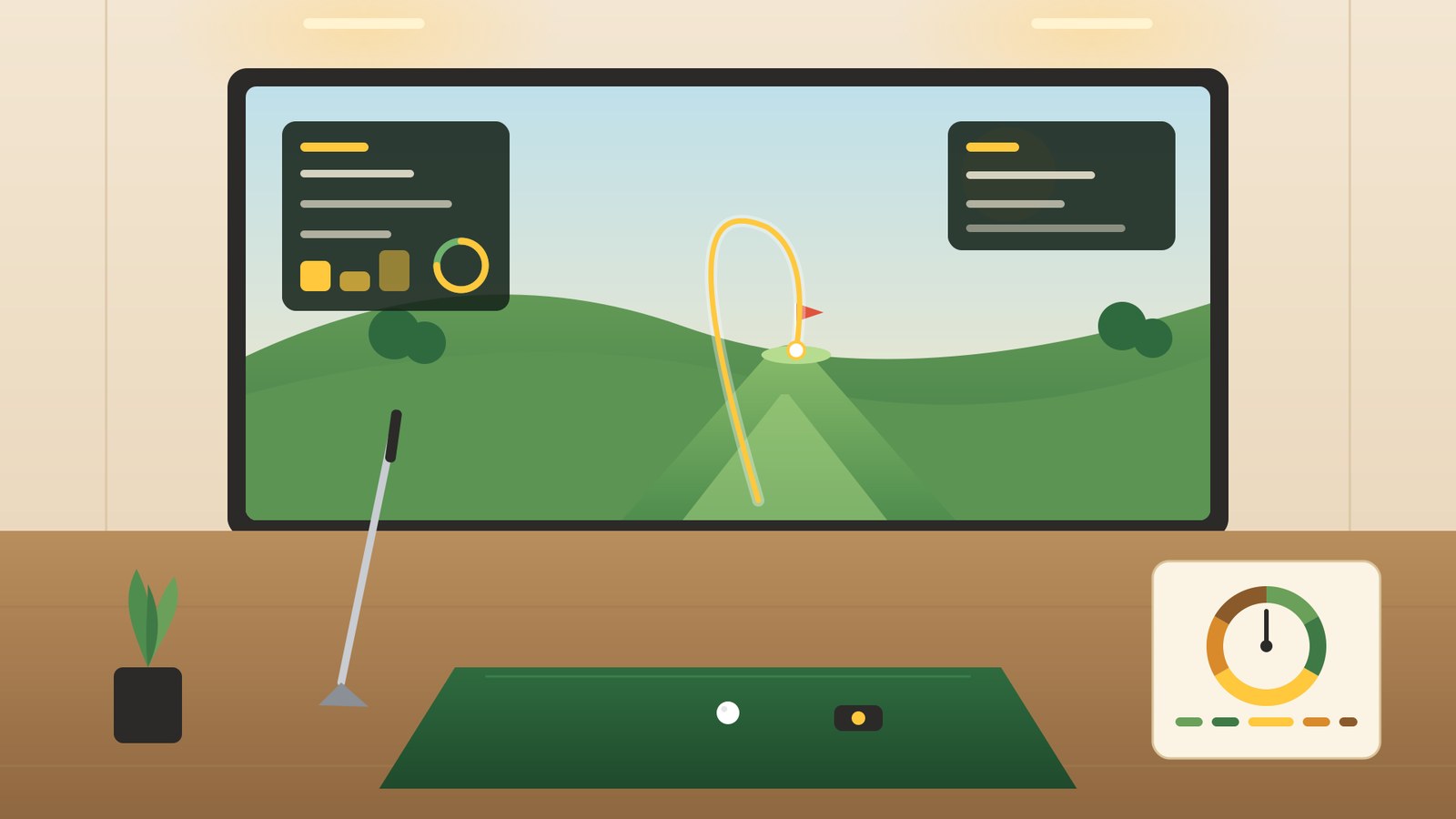 Indoor Golf Practice Near Windermere | TrackMan at AMGC