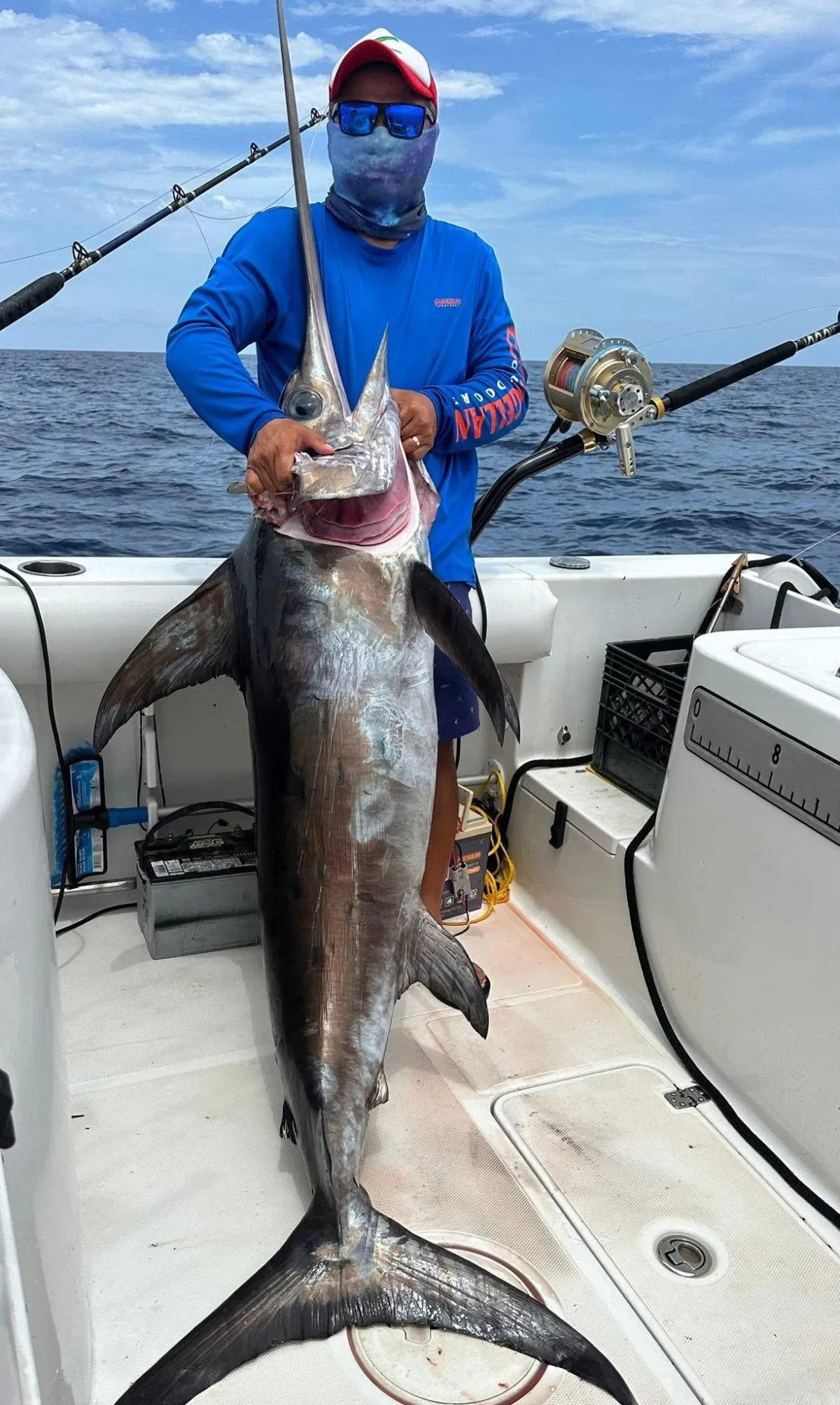 Captain guiding deep sea fishing in Matagorda waters