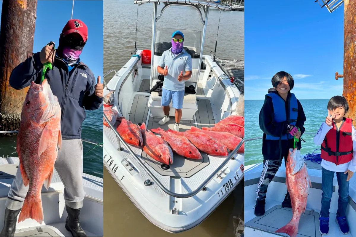 State water Snappers Fishing Trip in the Gulf of Mexico